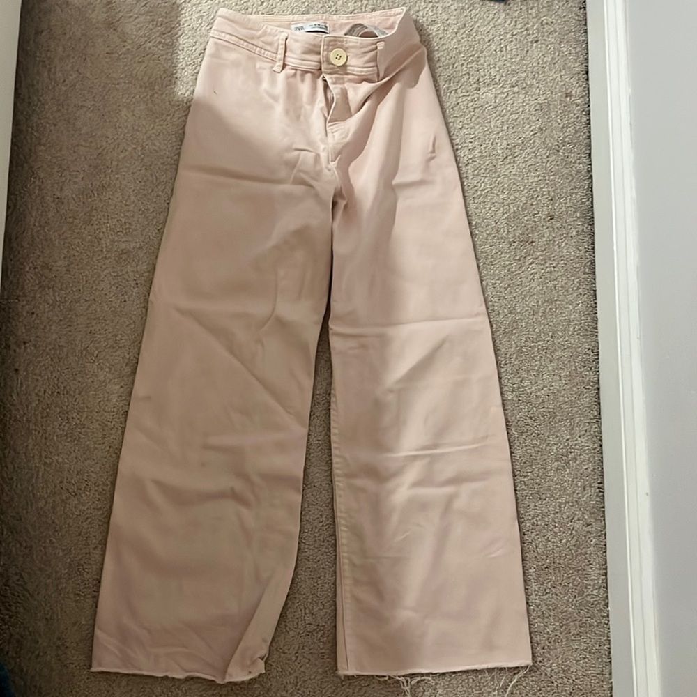Pink kids Zara marine jeans
